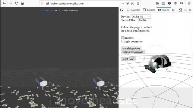 WebXR Emulator Browser Addon смотреть онлайн
