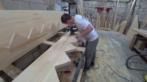 Изготовление лестницы и подготовка к отправке.