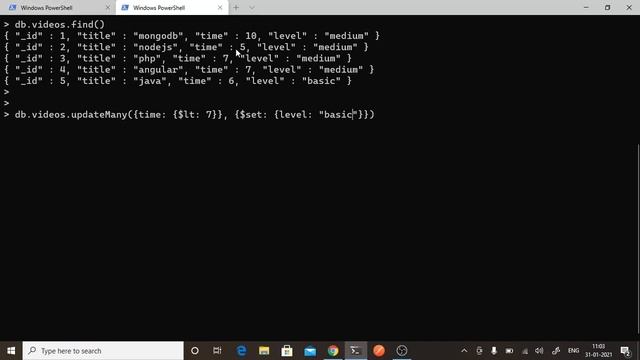 #2 update delete (mongodb) смотреть онлайн