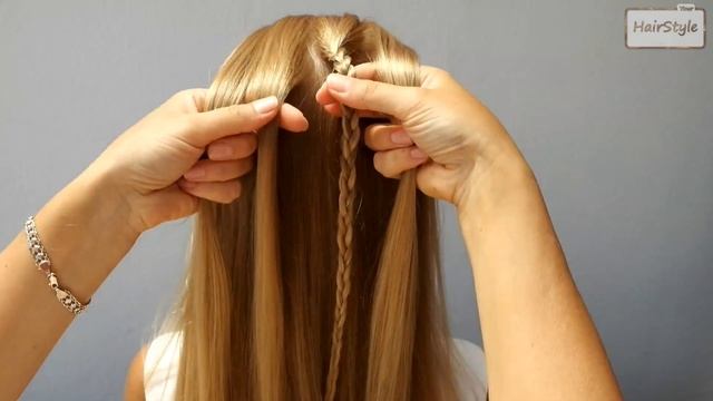 коса из 4 прядей смотреть онлайн