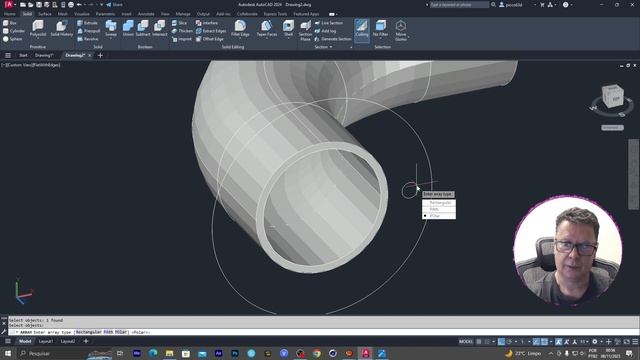 AUTOCAD 3D PEÇA MECANICA TUBULAÇÃO ESPECIAL смотреть онлайн