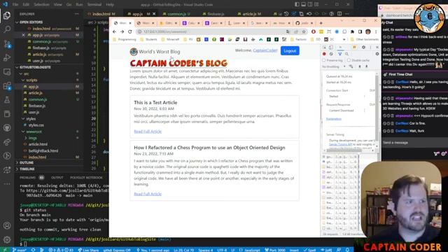 Coding the World's Worst Blog with Vanilla JavaScript and Firebase - Part 8 смотреть онлайн