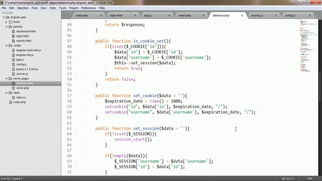 16 AngularJS : build angularjs from scratch with php -- working with cookies pt 3 смотреть онлайн