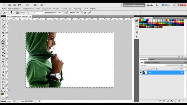 Photoshop: как изменить цвет одежды и предметов смотреть онлайн
