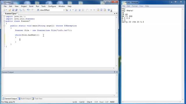 Scanner Class 3 Part 2: Reading Text Files (Java) смотреть онлайн
