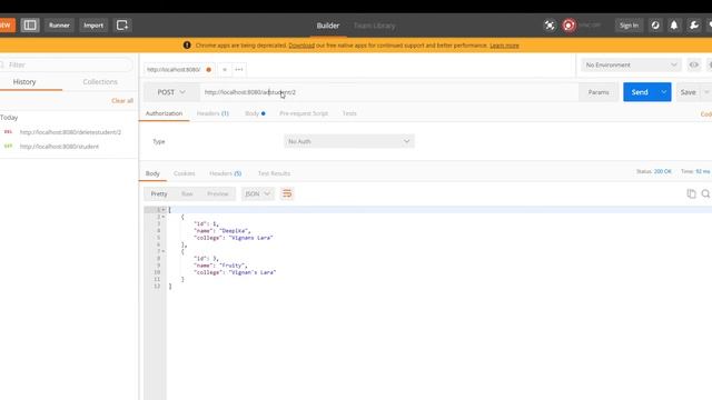 Basic CRUD operations of RESTFul web services using Spring boot Framework. смотреть онлайн
