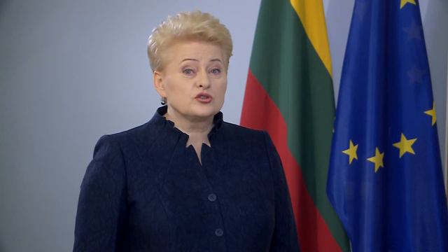 Відео-звернення Президента Литви Далі ГРИБАУСКАЙТЕ смотреть онлайн