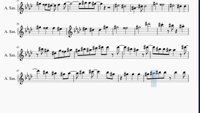 Alto Sax Sheet Music: How to play Fly High (Haikyuu) by BURNOUT SYNDROME смотреть онлайн