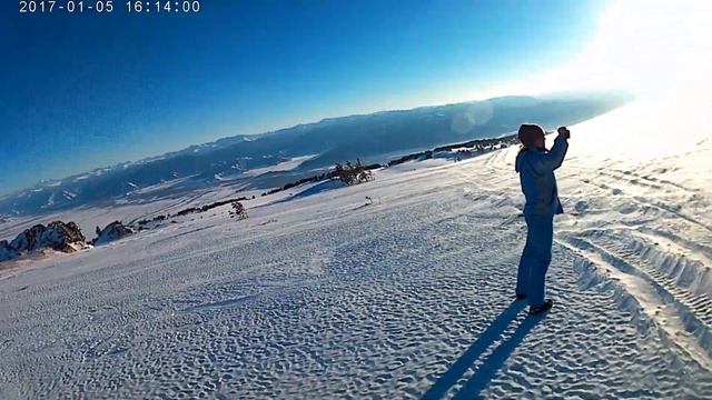 покатушки на снегоходе в Усть-Коксе Р.А. 2017 год №2 смотреть онлайн
