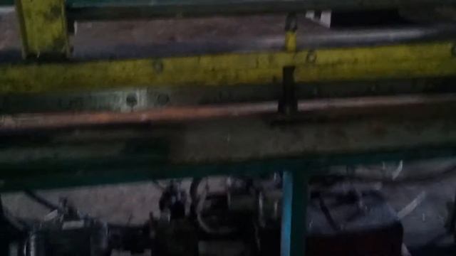 Работа гидравлической гильотины для порубки сетки-кладки. L=1500мм. смотреть онлайн