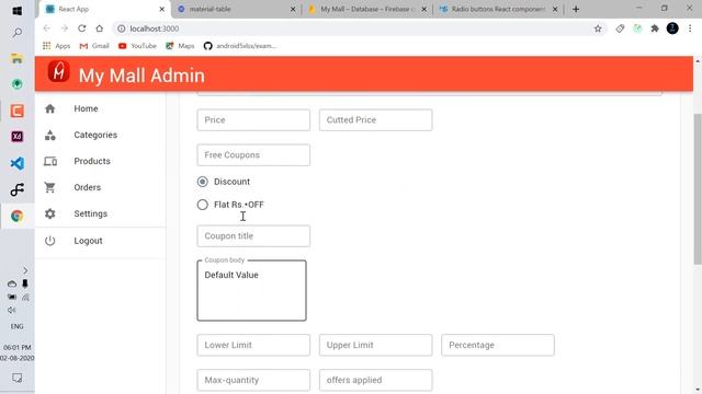 Add Product Form | (Part-33) My Mall Admin | Hindi Tutorial 2020 смотреть онлайн