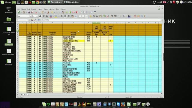 Libre Office 04 Условное форматирование смотреть онлайн