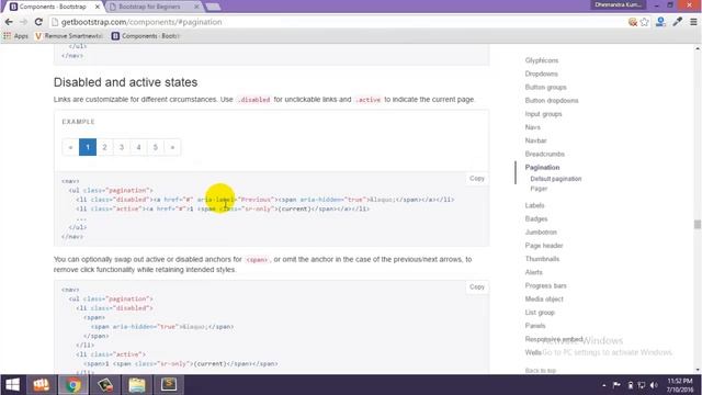 Bootstrap 3 Tutorials in Hindi I Bootstrap Pagination - 08 смотреть онлайн