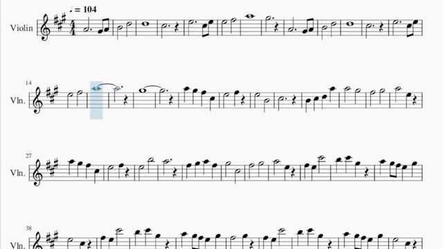 Violin Sheet Music: How to play Seigi No Chikara (Fairy Tail) by Yasuharu Takanashi смотреть онлайн