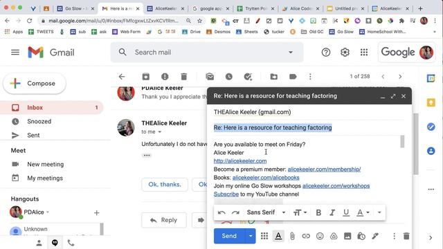 Changing the subject line in Gmail смотреть онлайн