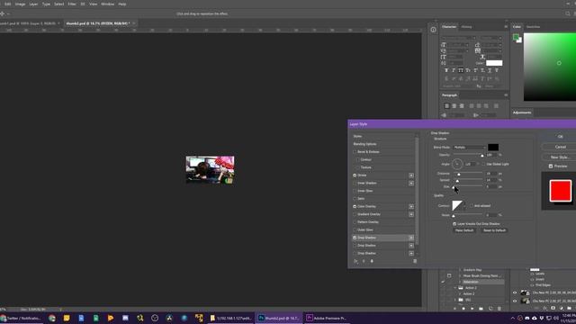 Photoshop CC 2019 Preview Bug - Moving Drop Shadow смотреть онлайн