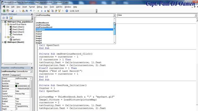 How to Create a Dashboard in Excel VBA Using Userform - Part 2 of 2 смотреть онлайн
