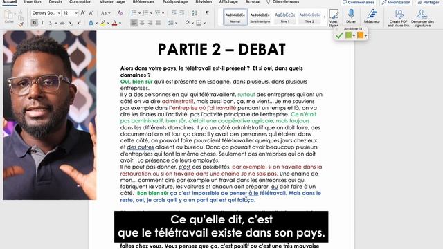 DELF B2 production orale 2/2 : correction de l'examen + note/25 смотреть онлайн