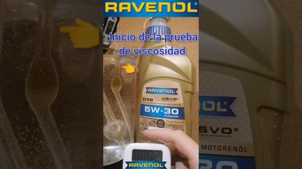 Ravenol DXG 5w30¿El fabricante esta cambiando y utilizando aceite base fuerte?(Prueba de viscosidad