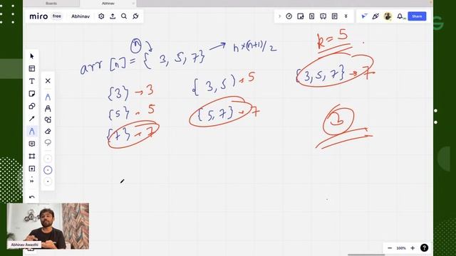Count of Subarrays | Problem of The Day: 17/11/2022 | Abhinav Awasthi смотреть онлайн
