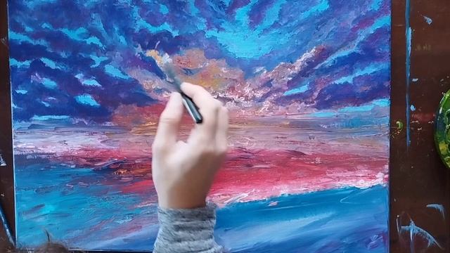 Painting a Sunset смотреть онлайн