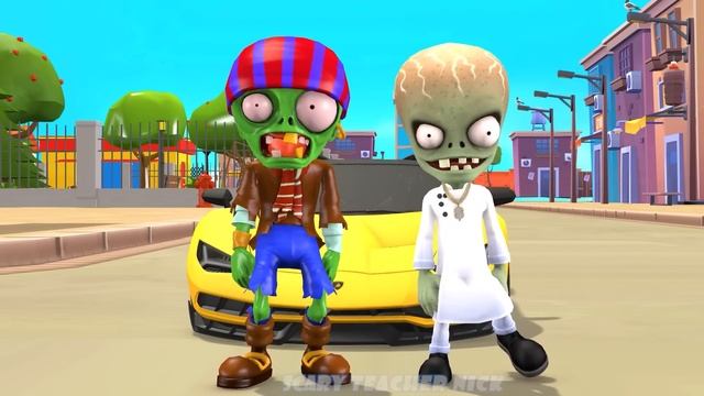 Super Hero Nick vs Giant ZombieHulk Saves Police - Scary Teacher 3D Animation смотреть онлайн