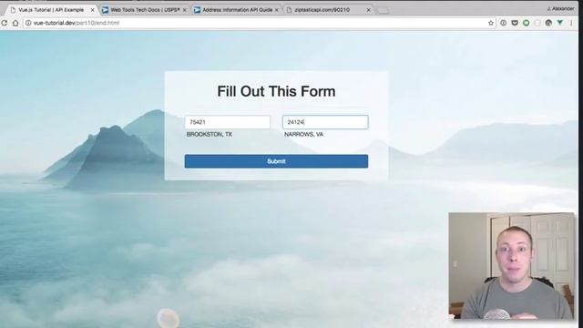 AJAX to External API Vue js 2 0 Fundamentals Part 10 смотреть онлайн