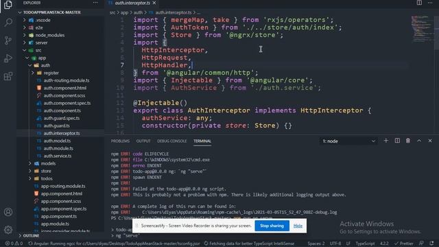 Todo App Angular & nodejs (express) смотреть онлайн