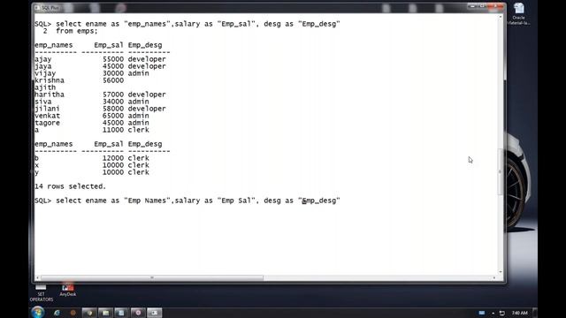 ORACLE 12c Tutorials || Class - 9 || by Mr. Dinesh On 26-09-2019 смотреть онлайн