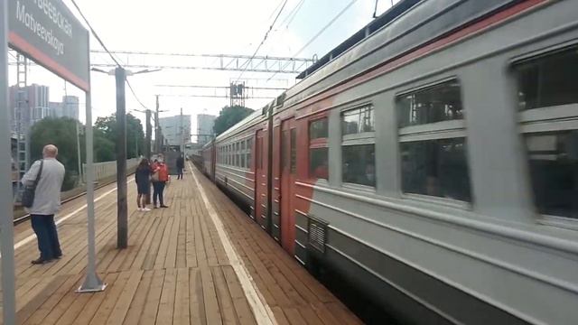 ЭД4МК-0075 На станции Матвеевское Видео 27 мая 2021 г. смотреть онлайн