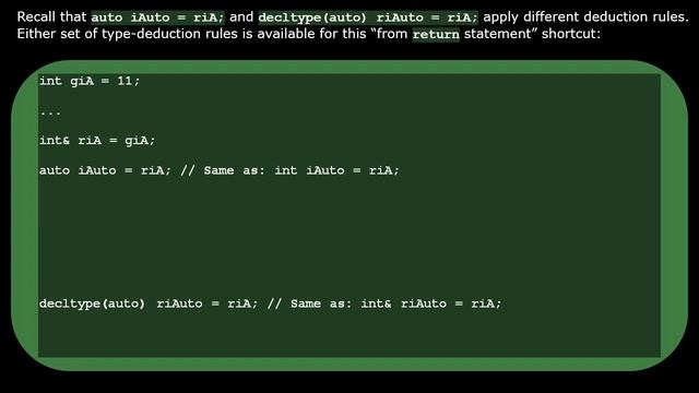 C++'s Type Shortcuts: From a return Statement смотреть онлайн
