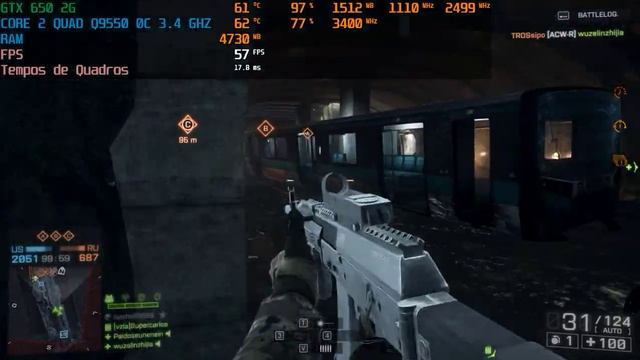 Test Battlefield 4 Core 2 Quad Q9550 + Gtx 650 смотреть онлайн