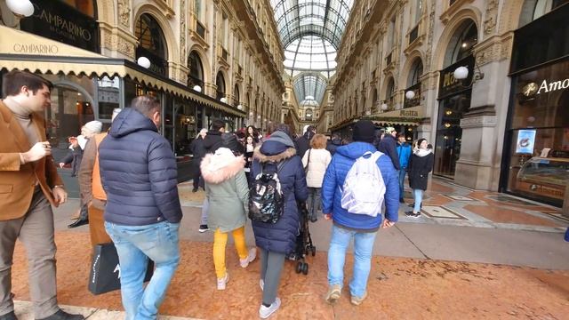 Galleria Vittorio Emanuele II, Milan, Italy- 4K смотреть онлайн