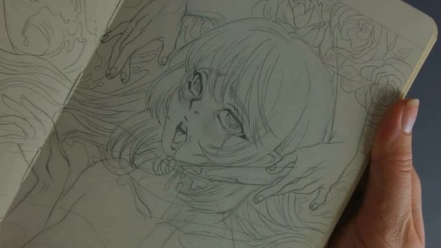 Shegumy Ket. Огляд на мій трішки Еро скетчбук №6 смотреть онлайн