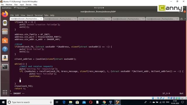 UDP SOCKETS | SOCKET PROGRAMMING IN C - PART 2 смотреть онлайн