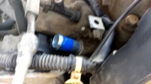 Замена штуцера (трубки) впускного коллектора системы охлаждения и печки  на ланос