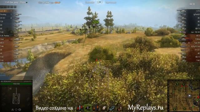 WOT: Прохоровка - Lorraine 40 t - 5 фрагов смотреть онлайн