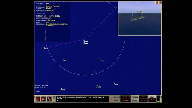 Стрим #4 Dangerous Waters - подводная лодка 971 Щука против АУГ США (АПЛ Акула vs авианосец Нимиц смотреть онлайн