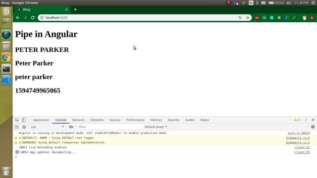 Angular 10 tutorial #23 Pipe with example смотреть онлайн
