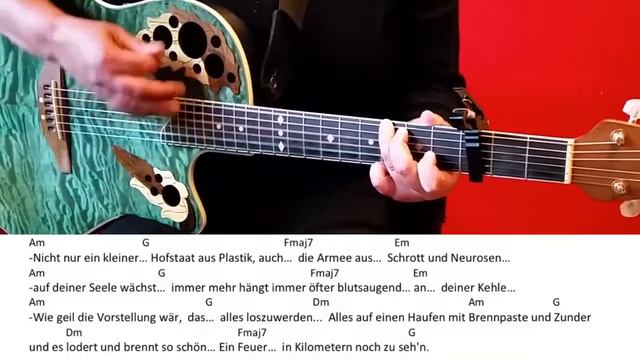 Silbermond - Leichtes Gepäck / Guitar / Tutorial / Cover / Chords / Lyrics смотреть онлайн