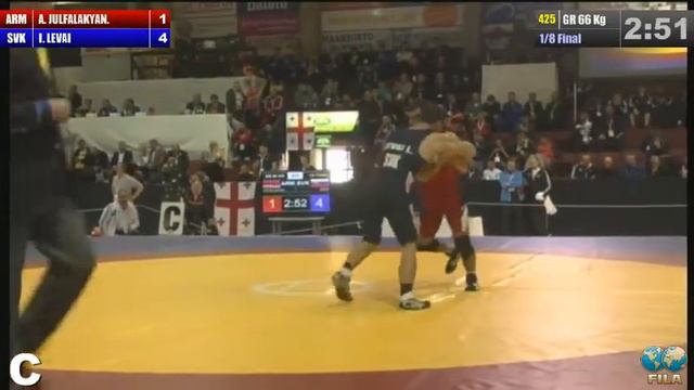 2014 Senior European Championship JULFALAKYAN vs LEVAI GR 66 смотреть онлайн