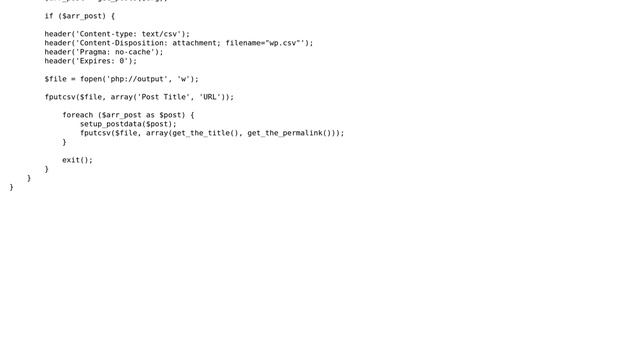 Wordpress: Query a custom taxonomy in a function to create an csv file (2 Solutions!!) смотреть онлайн