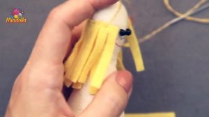 Игрушка-кукла своими руками: Miadolla - прически для куколки из фетра.