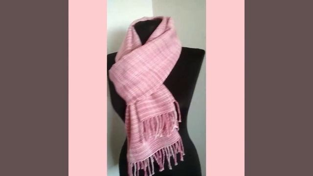 Летний палантин ручной работы из мерсеризированного хлопка (2021г) смотреть онлайн