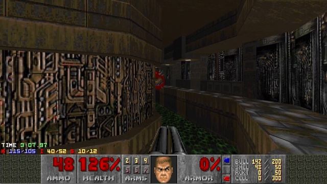 Doom II: No Rest for the Living - MAP02 (The Pain Labs) - Nightmare! 100% Secrets + Items смотреть онлайн