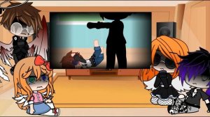 Afton Family Reunion || Ep 5- Aftons react to how Michael Met his nightmares|| Gacha Club