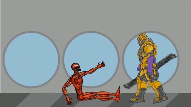 Карнаж против Танос рисуем мультфильмы 2|Carnage vs Tanos draving cartoon 2| смотреть онлайн