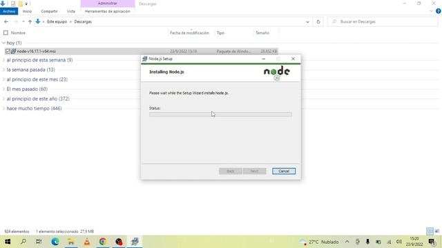 Sección Front End - Instalación de Node js смотреть онлайн