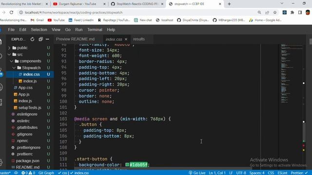 Stopwatch | Coding Practice 20 | REACT JS | NxtWave | CCBP 4.0 смотреть онлайн