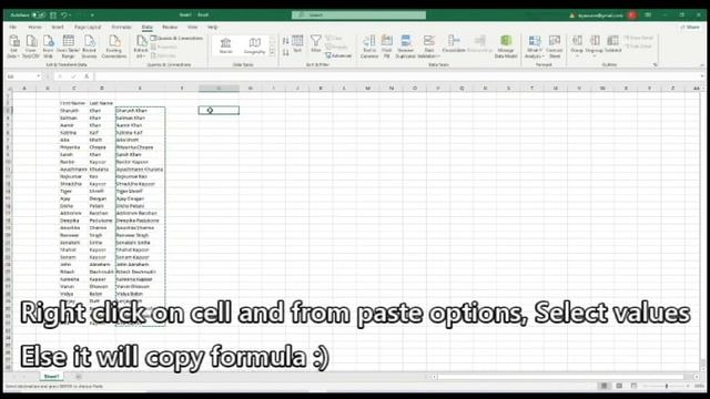 Excel Join and Split text смотреть онлайн